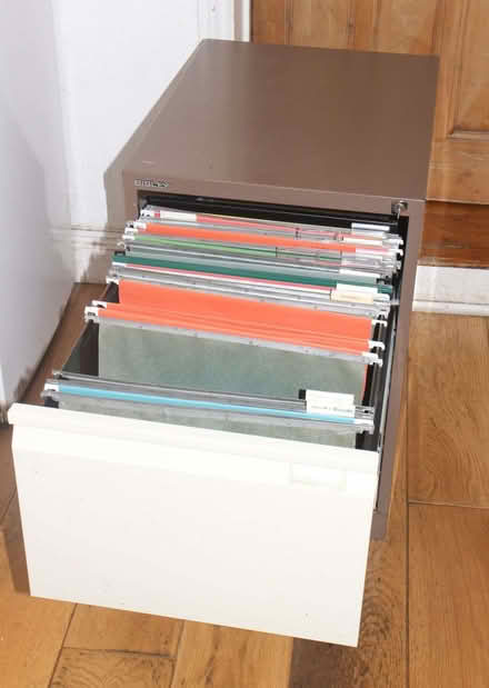Photo of free 2 drawer filing cabinet lockable with dividers (Headington OX3) #2