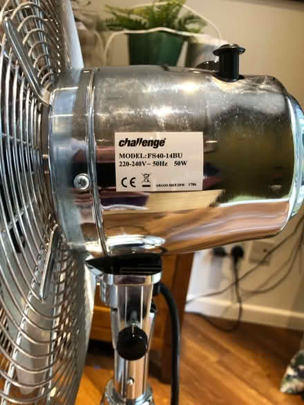 Photo of free Chrome floor fan (Twyford RG10) #2
