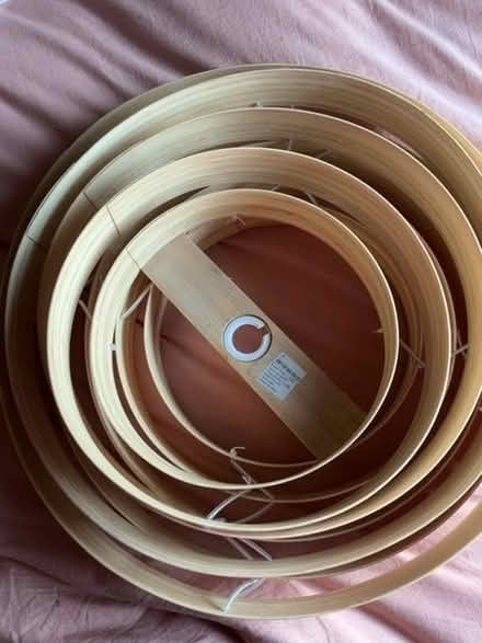 Photo of free Habitat bamboo light shade (Broomgrove TN35) #2