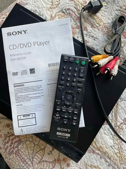 Photo of free Sony DVD/CD player (85/Saratoga Ave) #2