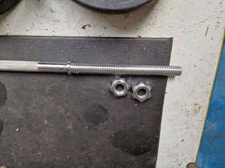 Photo of free Barbell and weights (Enborne Row RG14) #4