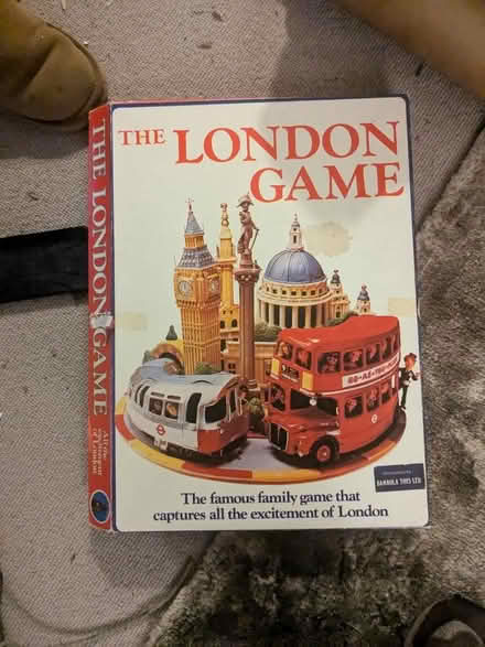 Photo of free London Game old boardgame (Brentford TW80NP) #1