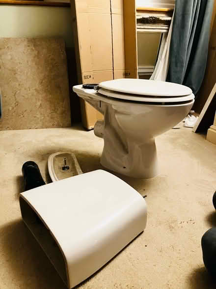 Photo of free Dual flush toilet - cistern cracked (Westbury BA13) #1