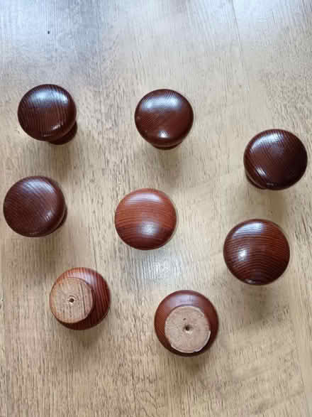 Photo of free Wooden door knobs (Pencoed CF35) #1