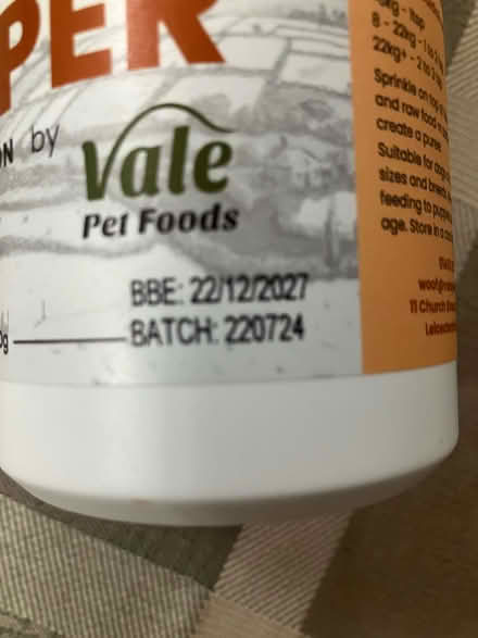 Photo of free Powdered Pumpkin for Dogs (Strawberry Hill TW2) #2