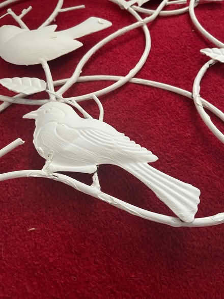 Photo of free White metal bird decoration (Prestwich M25) #2