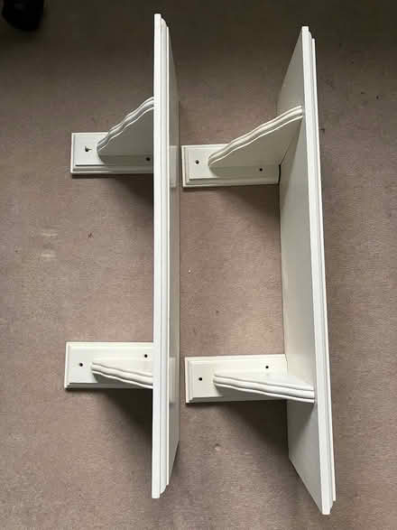 Photo of free White wall mounted shelves (Maidstone ME15) #1