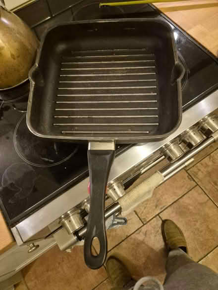 Photo of free Large Metal Griddle Pan (Hessay YO26) #1
