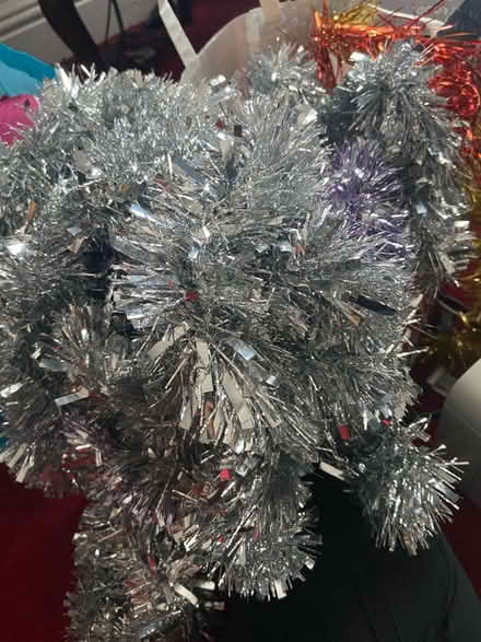 Photo of free Christmas tinsel (Prestwich M25) #1
