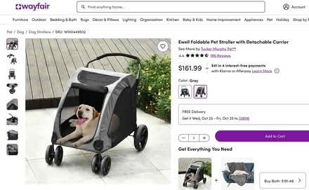 Photo of free Used Dog Cart- PICK UP ONLY (33606) #3