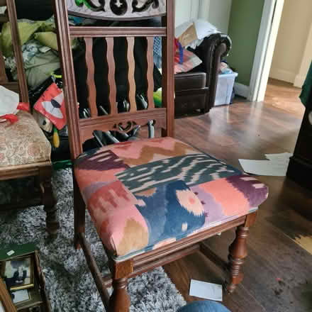 Photo of free Ornate mahogany Chairs x 4 (Worcester) #1