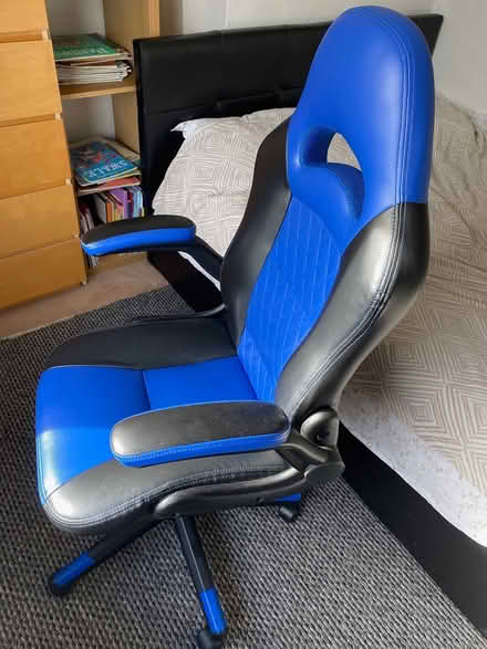 Photo of free Blue & Black Gaming/Office Chair (L14 Dovecot) #3