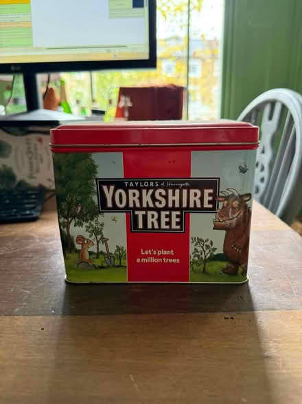 Photo of free Gruffalo Yorkshire Tea tin (Brockley, SE4) #1