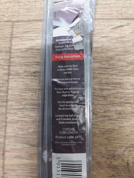 Photo of free Silver trim for door way (TN13) #2