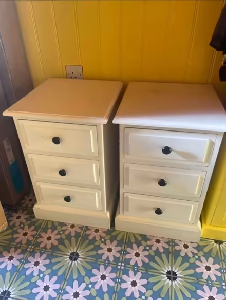 Photo of free 2 x pine bedside tables (Prenton) #1