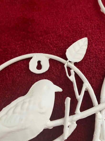 Photo of free White metal bird decoration (Prestwich M25) #3