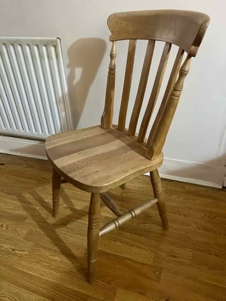 Photo of free Wooden chair (Wandsworth SW18) #3
