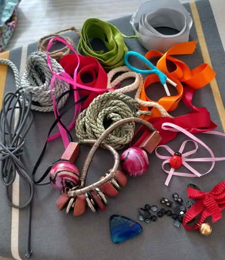 Photo of free Bag of ribbons, etc (Barry CF62) #1