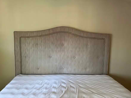 Photo of free King size upholstered headboard (between Dascomb and Clark Road) #1