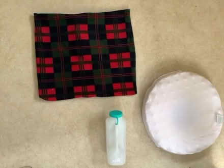 Photo of free Foam ring cushion, cover and man’s portable urinal bottle (Tilehurst Road RG1) #1