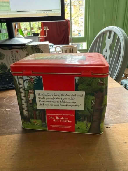 Photo of free Gruffalo Yorkshire Tea tin (Brockley, SE4) #2