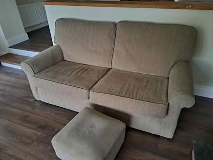 Photo of free Couch and matching footrest (Enniskerry) #1