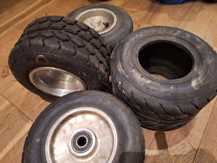 Photo of free Go kart wheels and tyres (Mytchett GU16) #1