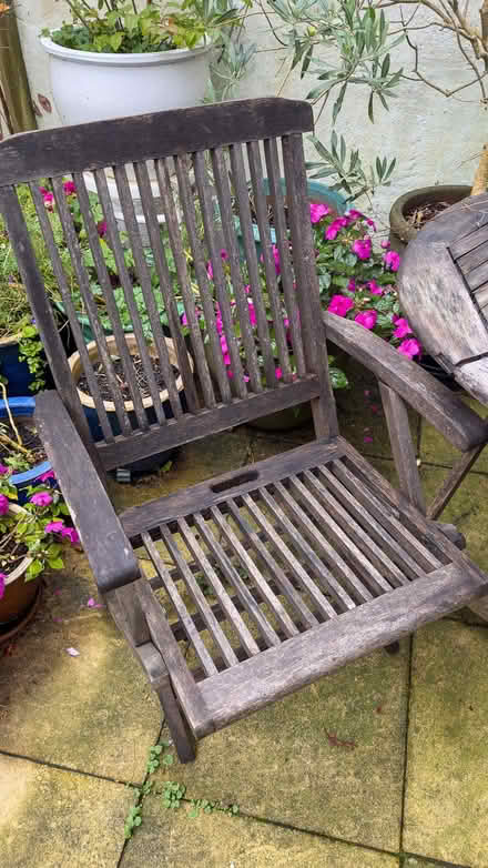 Photo of free Old garden chairs (Aldrington BN3) #1