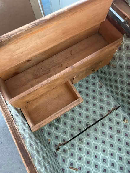 Photo of free Victorian blanket box (Bowbrook) #2