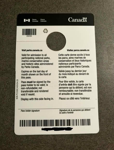 Photo of free Parks Canada Discovery Pass (V6Z 1R3) #2