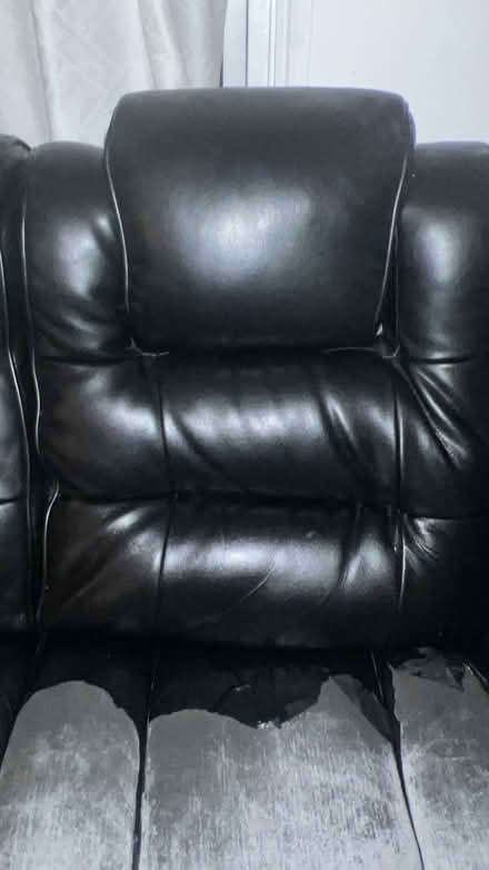 Photo of free leather recliner sofa (Ballyagran) #3