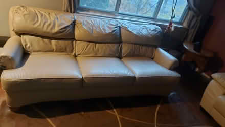 Photo of free Leather couch (West Central) #2