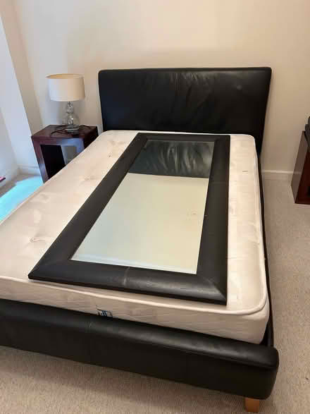 Photo of free Mirror with leather border (Chiswick W4) #1