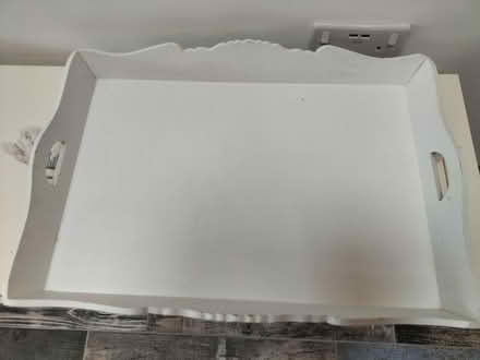 Photo of free Large white tray (Hastings TN34) #1
