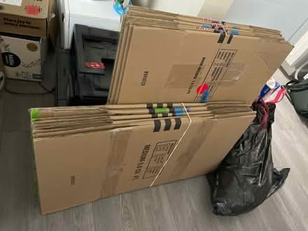 Photo of free Moving boxes and packing paper (West side) #1