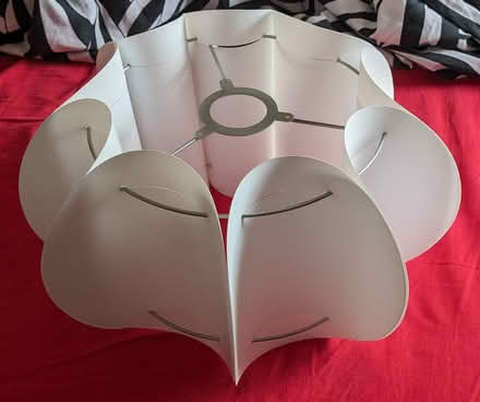 Photo of free White Lampshade (approx 40/50cm) (N8 - Harringay Green Lanes) #3