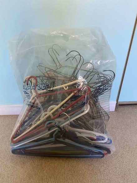Photo of free Bag of Clothes Hangers (East Waterloo) #1
