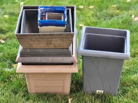 Photo of free Square Plant Pots (Erin Mills) #1