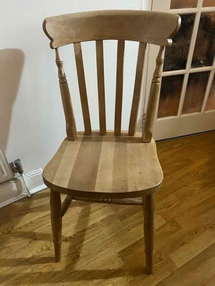 Photo of free Wooden chair (Wandsworth SW18) #1