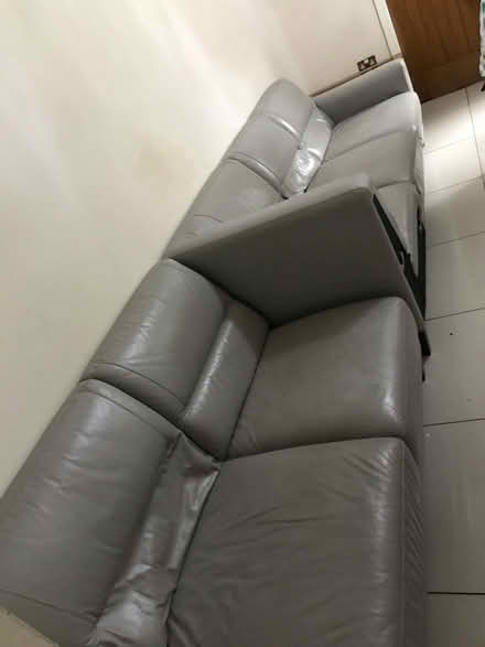 Photo of free Leather Corner Sofa (Rochdale OL12) #1