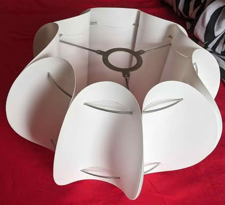 Photo of free White Lampshade (approx 40/50cm) (N8 - Harringay Green Lanes) #1