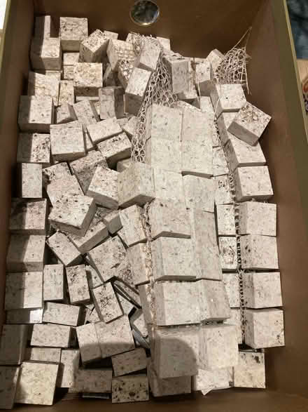 Photo of free 2 boxes of tiles, white/mini cubes (Preston park BN1) #2