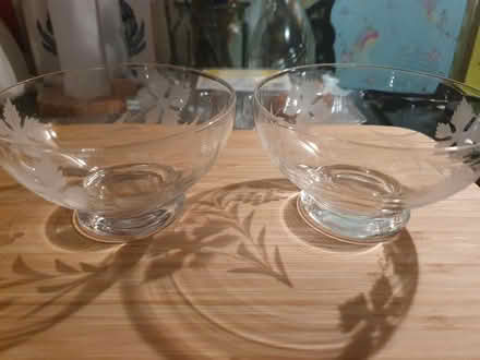 Photo of free Glass dessert bowls (Beckton E6) #2