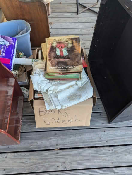 Photo of free Two book cases and some books (Gwynns Falls) #4