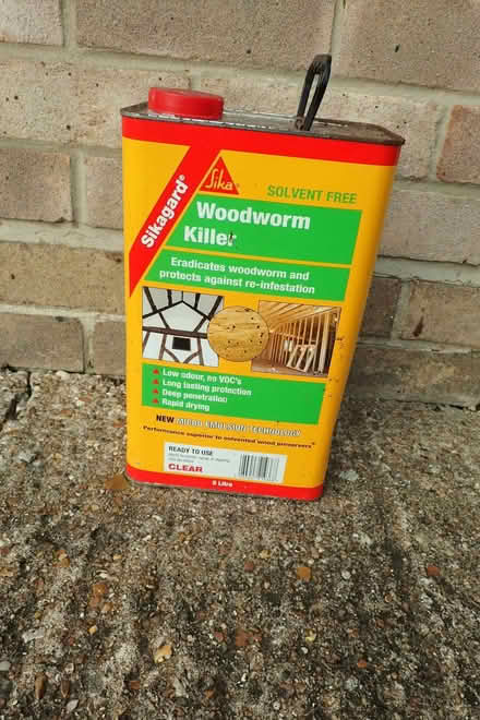 Photo of free woodworm killer (Fincham PE33) #1