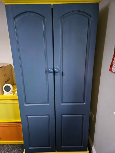 Photo of free Painted wooden wardrobe (WF14) #2
