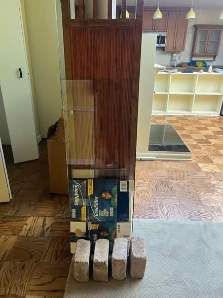 Photo of free Room divider and glass shelves (Old Town Orange) #1