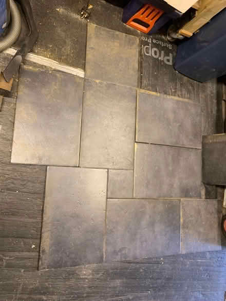 Photo of free Dark grey floor tiles (Downley HP13) #1