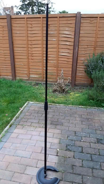 Photo of free Microfone pole with base (Hanwell) #1
