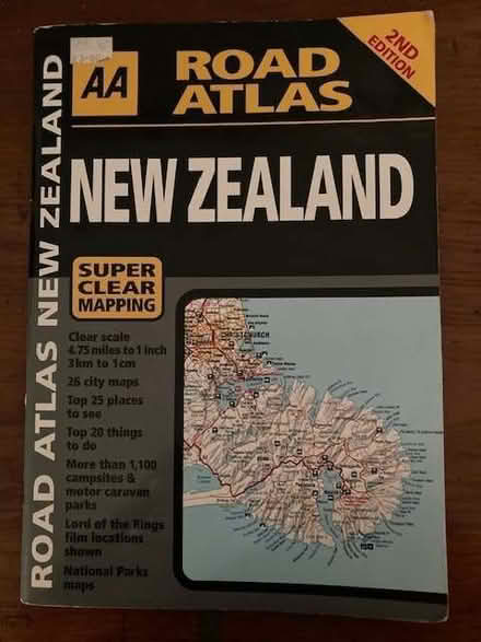 Photo of free New Zealand road map (Henleaze BS9) #1